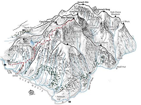 3D Map of Ben Nevis