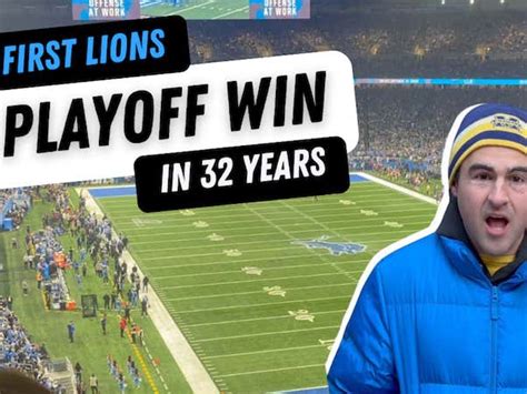 The Lions Won A Playoff Game And I Was In Downtown Detroit For All Of ...