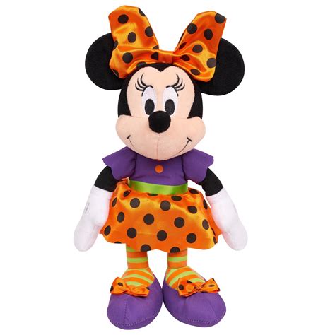 Disney Halloween Minnie Mouse Stuffed Animal, Bean Plush Toy for Kids, Officially Licensed Kids ...