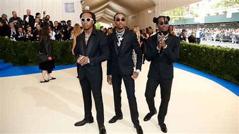 The 2017 Met Gala Arrivals - Takeoff, Quavo and Offset of Migos - The ...