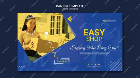 Free PSD | Online shopping banner template