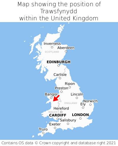 Where is Trawsfynydd? Trawsfynydd on a map