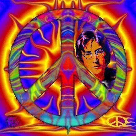 John Lennon Peace Sign | Hippie art, Hippie peace, Album cover art