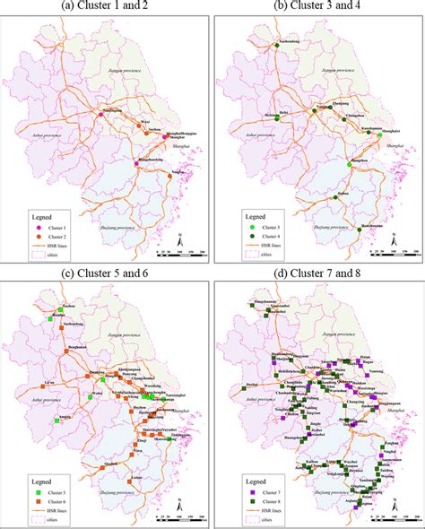 The spatial distribution of different groups | Download Scientific Diagram