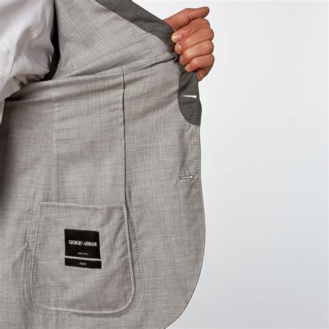 Notch Lapel Blazer // Grey (Euro: 44) - Giorgio Armani - Touch of Modern