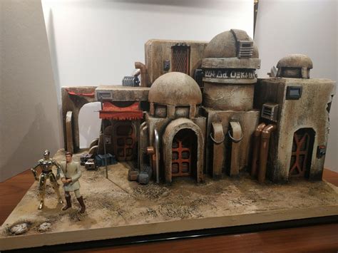 Custom Star Wars DIORAMA Tatooine-Bau | eBay