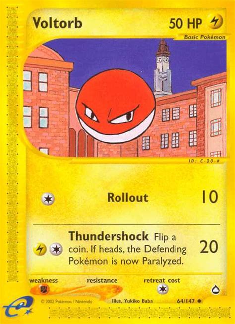 Voltorb (ecard2-64) - Pokémon Card Database - PokemonCard