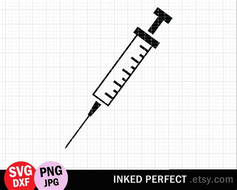 Syringe Svg Needle SVG Medical Svg Nurse Svg Injection | Etsy