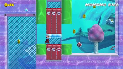 [SM2DW] 3-4 Pocupuffer's Saga by Mario 2D 🍄 Super Mario Maker 2 Switch ...