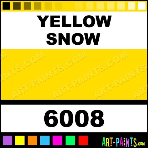 Yellow Snow Ink Tattoo Ink Paints - 6008 - Yellow Snow Paint, Yellow ...