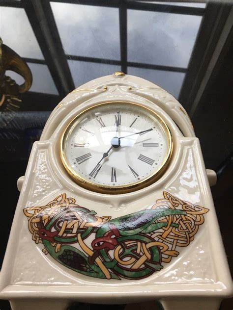 CRE Irish Porcelain Mantle / Table / Desk Clock • $25.00 | Clock, Desk ...