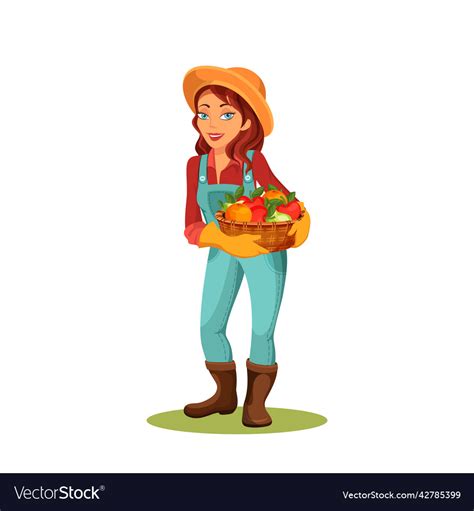 Woman Farmer Clipart