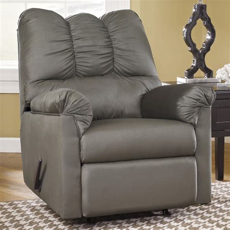 Ashley Signature Design Darcy - Cobblestone 7500525 Rocker Recliner | Dunk & Bright Furniture ...