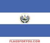 2' x 3' El Salvador flag & more garden flags at FlagsForYou.com