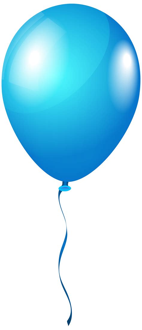 Balloon Blue Clip art - Blue Balloon Cliparts png download - 2716*6301 ...