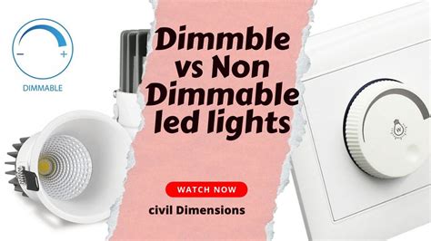 Dimmable vs Non dimmable led lights #dimmable #ledlights #civildimensions #interiordesign# ...