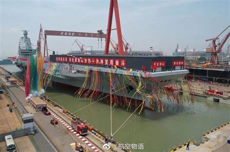 China Launches First Aircraft Carrier Which Rivals U.S. Navy’s - Naval News