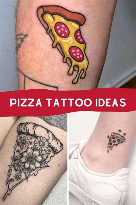 The Perfect Slice of Pizza Tattoo Ideas - TattooGlee | Pizza tattoo, Food tattoos, Tattoos