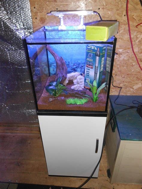 Cube Aquarium with matching stand 65 litres with everything for tropical | in Colchester, Essex ...