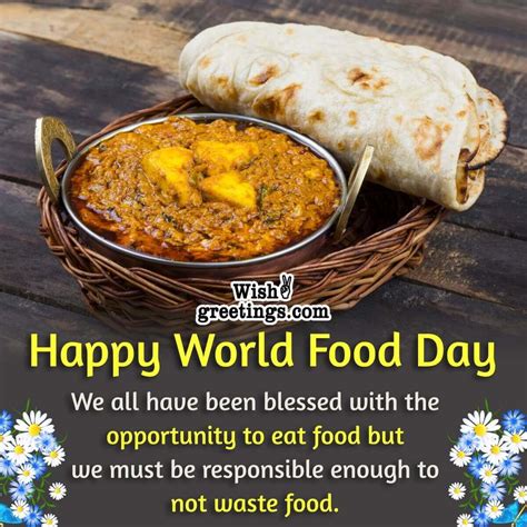 World Food Day Messages Quotes - Wish Greetings