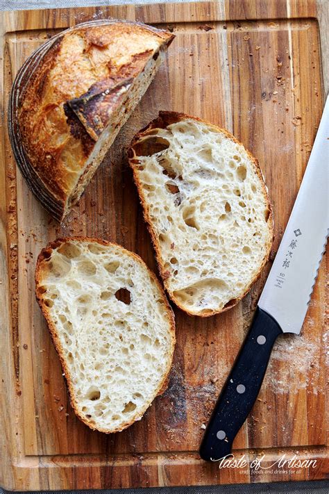 No-Knead Sourdough Bread - Taste of Artisan