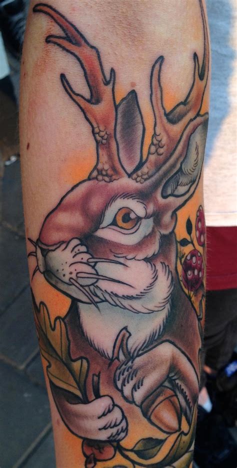 Jackalope tattoo by WillemXSM on DeviantArt