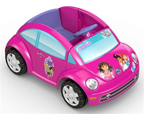 Power Wheels Nickelodeon Dora and Friends Volkswagen New Beetle Ride On - Epic Kids Toys