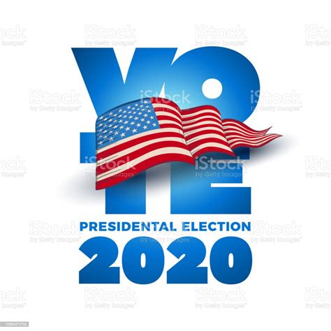 Vote 2020 In Usa Stock Illustration - Download Image Now - 2020, 2020 ...