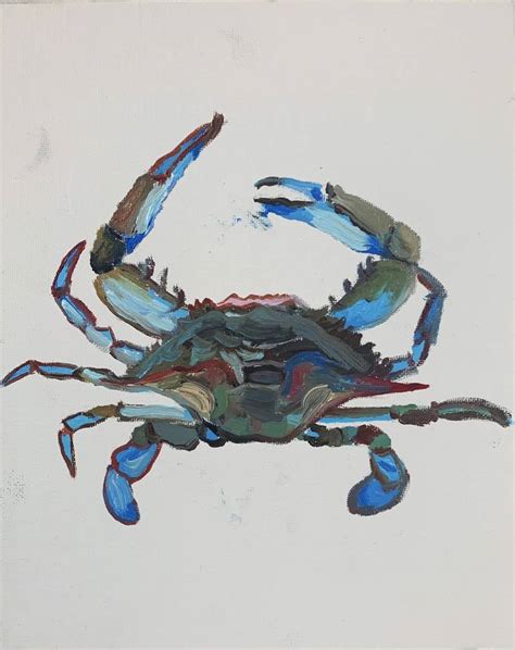 Crab Painting by Vita Schagen | Saatchi Art