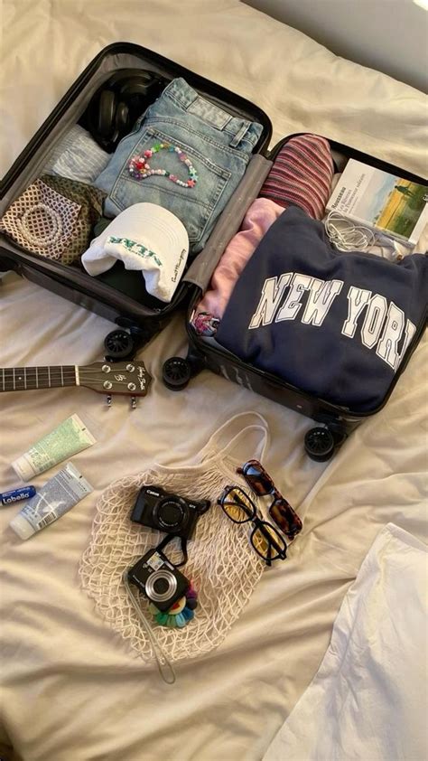 Aesthetic packing | Travel aesthetic, Vision board, Essential bag