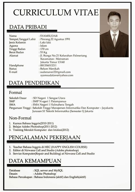 Cara Nak Membuat Cv Yang Baik Dan Benar - NatalyanceCruz