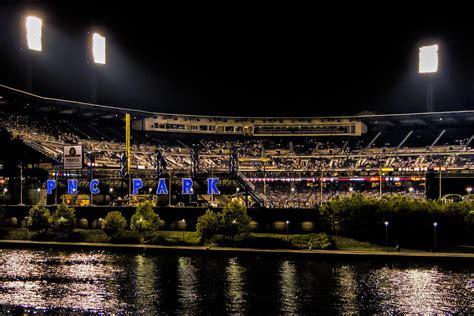 PNC Park at Night Photograph by Tom Gort - Fine Art America