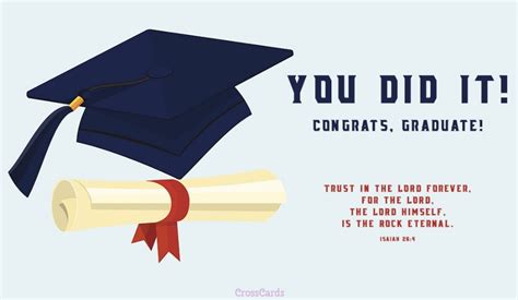 Free Celebrations & Events eCards - eMail Personalized Christian C… | Graduation congratulations ...