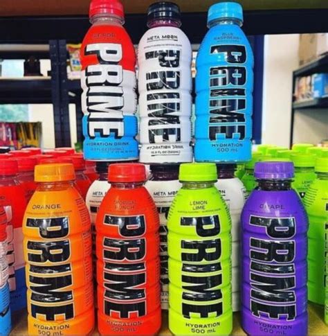 Prime Hydration Energy Drink by Logan Paul & KSI - Blue Raspberry 500ml ...