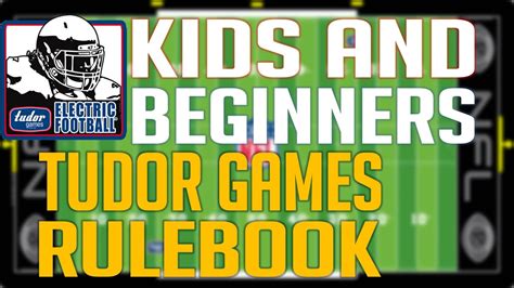 Kids and Beginners Tudor Games Rules - YouTube