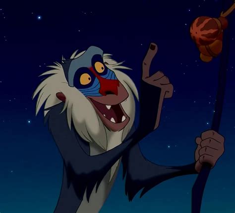 Somewhere I Belong: Cool characters: Rafiki (The Lion King)