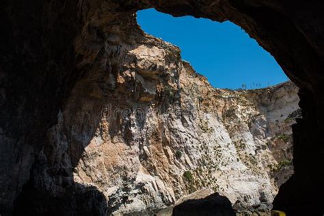 Sea Caves. Blue Grotto, Malta Stock Photo - Image of exit, adventure: 98955688