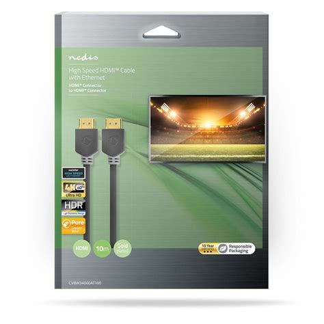 High Speed HDMI™ Cable with Ethernet | HDMI™ Connector | HDMI ...