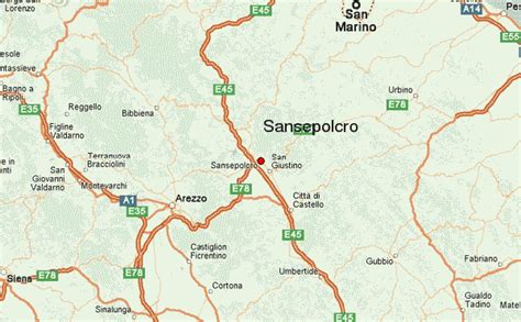 Sansepolcro Italy Map | Time Zones Map