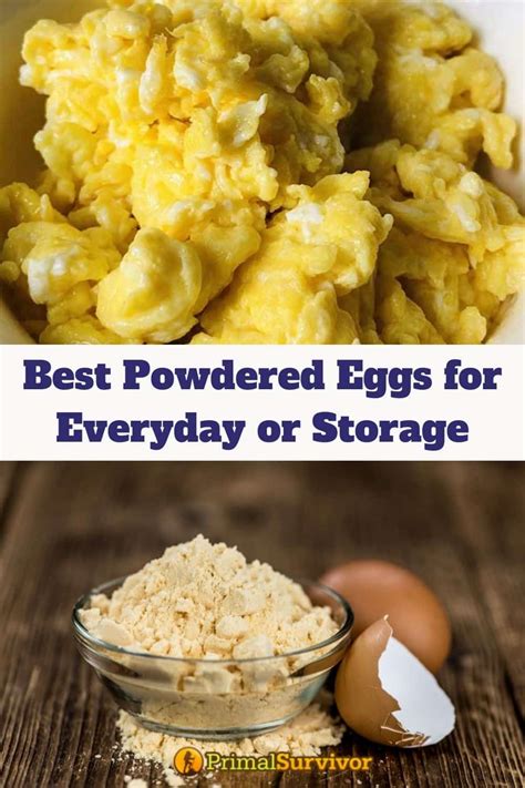 Best Powdered Eggs (Freeze Dried and Dehydrated Options)