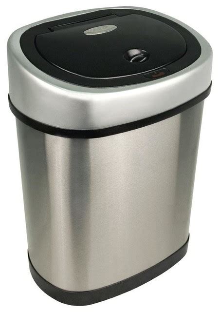 Bathroom Motion Detector Trash Can - Modern - Wastebaskets