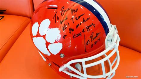 Photo: VP Joe Biden signs Clemson helmet to Football team | TigerNet