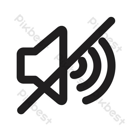 Mute Icon | AI PNG Images Free Download - Pikbest