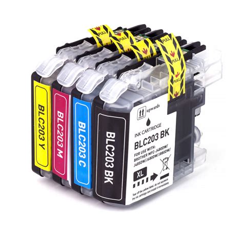 Brother LC203 Compatible Ink cartridge Combo High Yield BK/C/M/Y ...