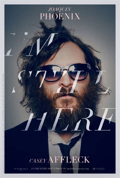 Joaquin Phoenix mockumentary "I'm Still Here" movie poster * starcasm.net