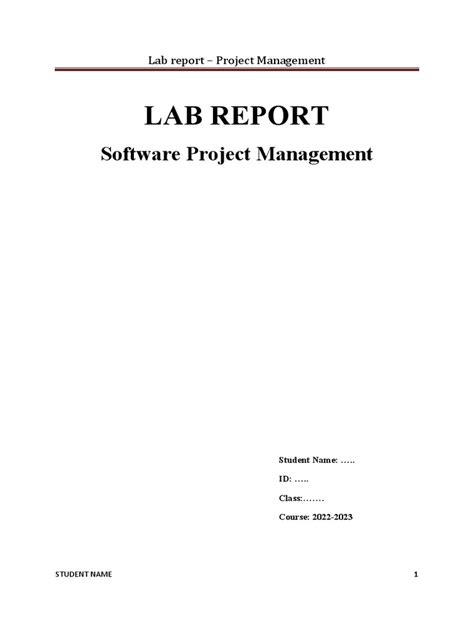 Lab Template | PDF