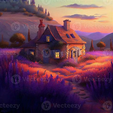 Beautiful Lavender Province - 22719679 Stock Photo at Vecteezy