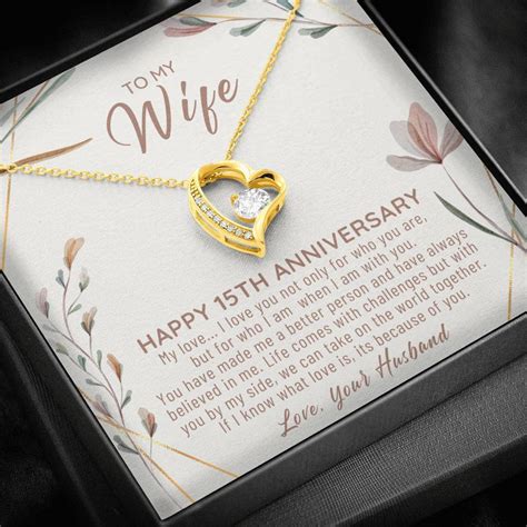 15th Anniversary Gift for Wife 15 Year Anniversary Gifts - Etsy