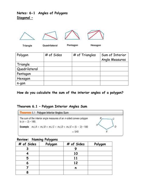 Inscribed Angles And Polygons Worksheet