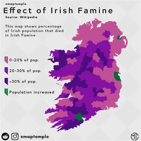 Irish Famine Mapped - Vivid Maps | Irish famine, Ireland history, The irish potato famine